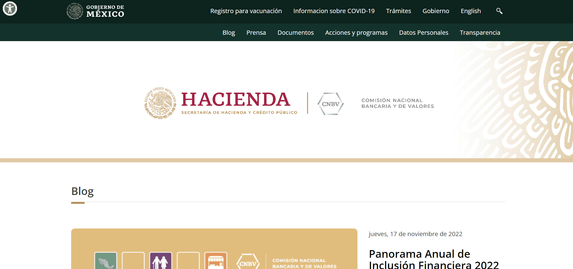 Mexico Regulator Webiste