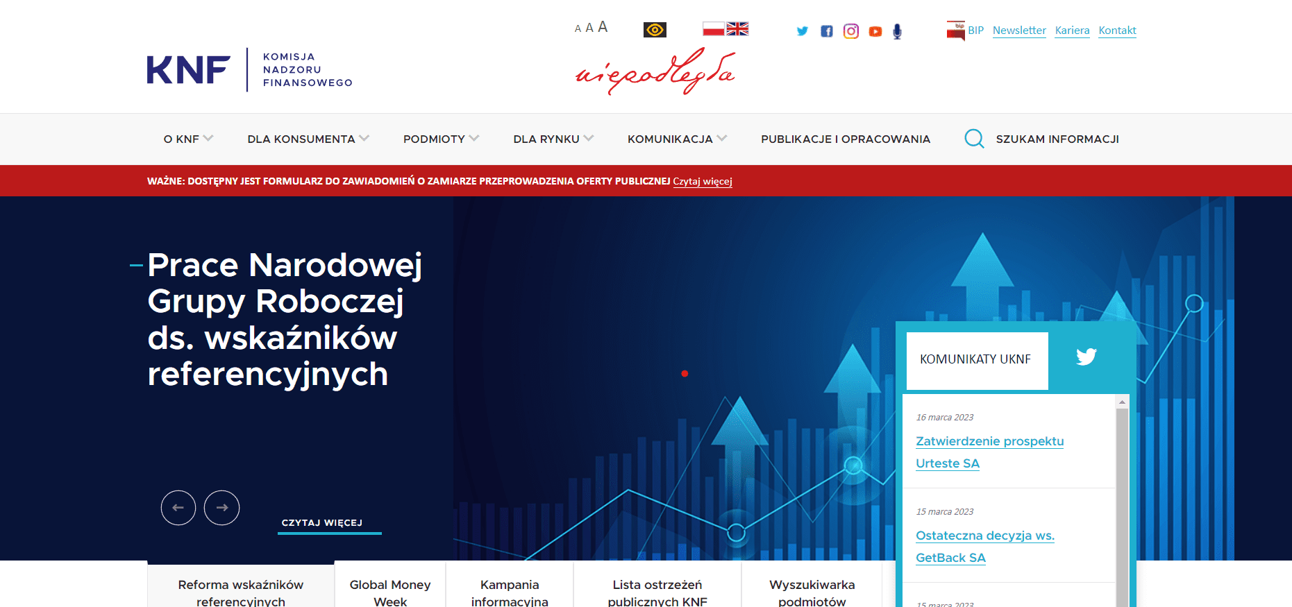 Poland Regulator Website