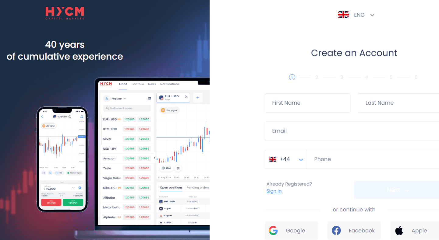 HYCM Account Opening Review