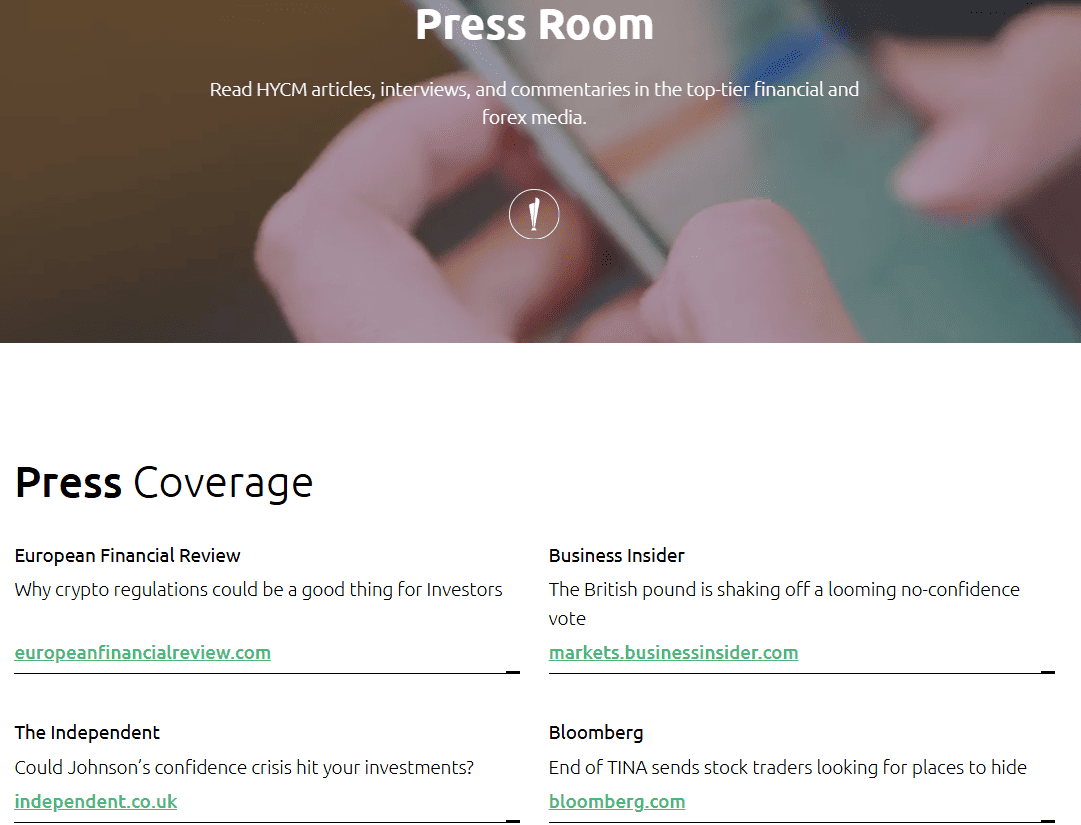HYCM Additional Tools Review
