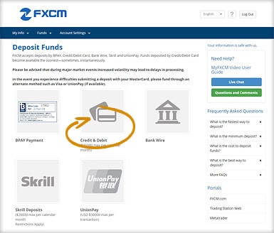 FXCM Deposit/Withdrawal Review