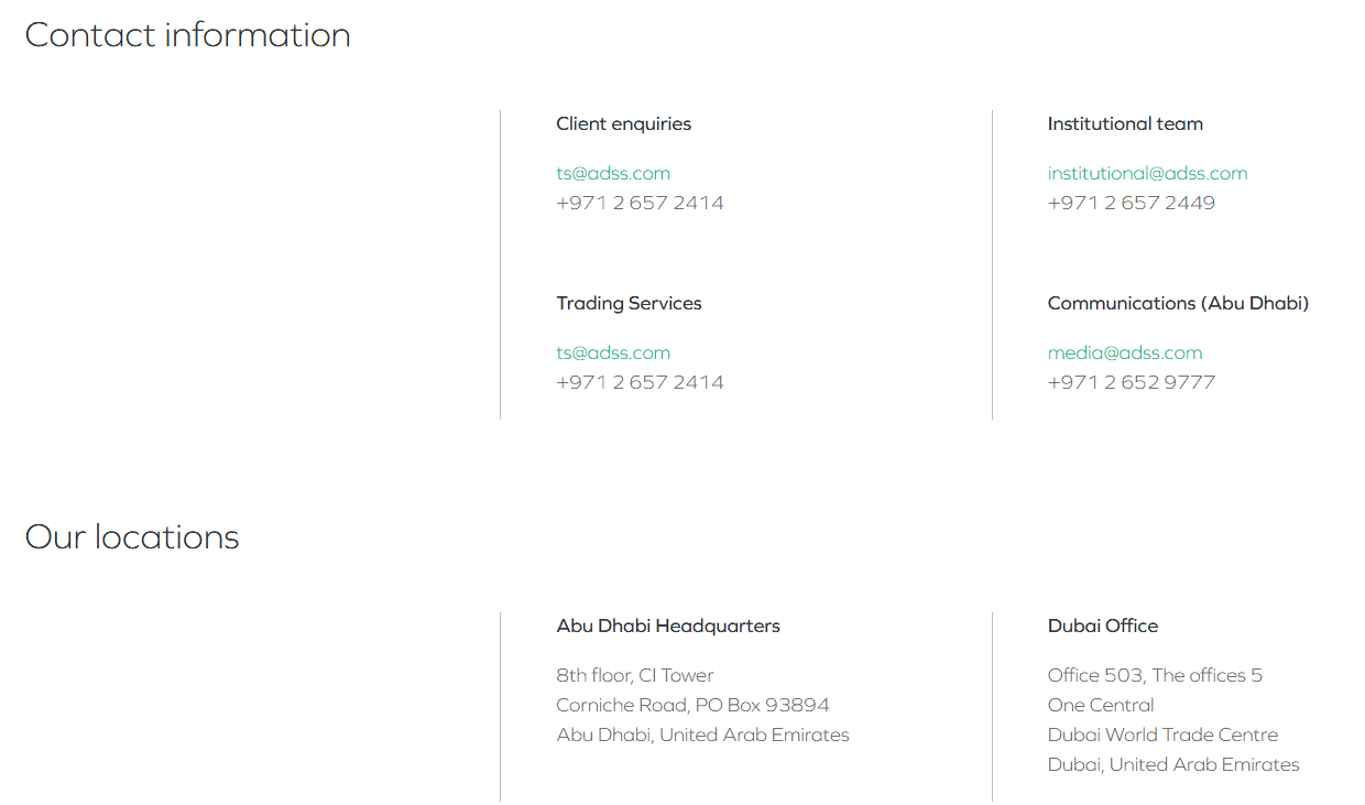 ADS Securities Support Review