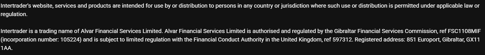 Intertrader Regulation Review