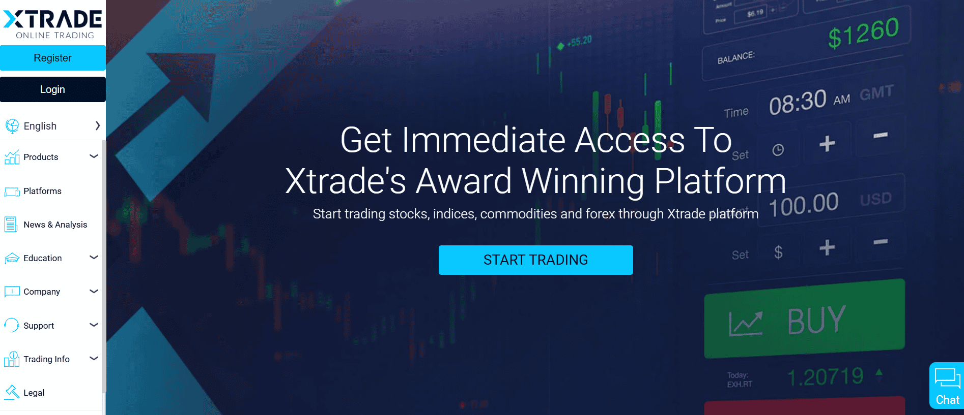 Xtrade Website Review