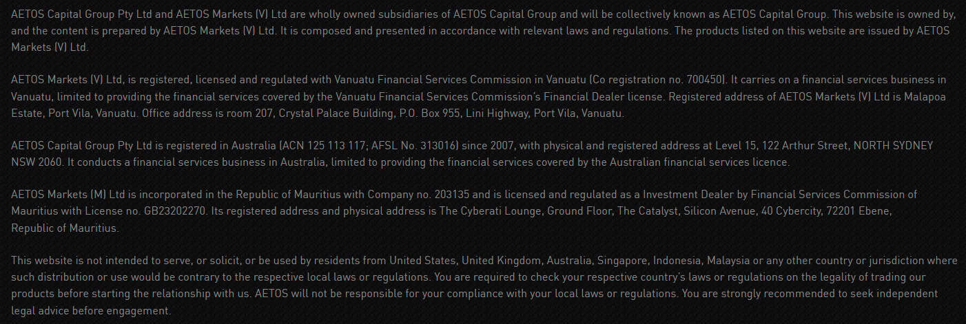 AETOS License Review