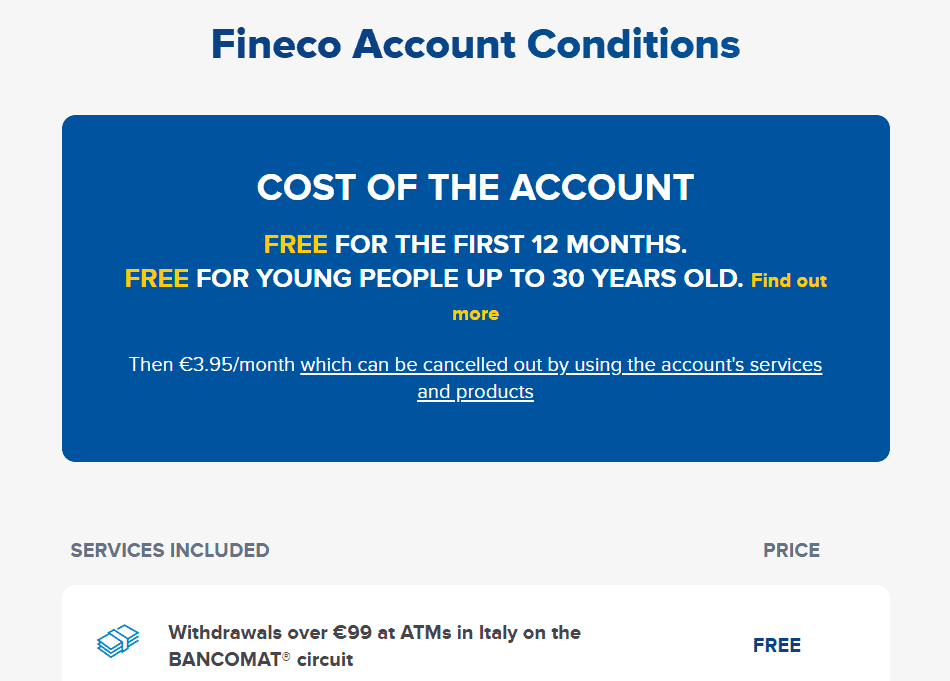 FinecoBank Accounts Review