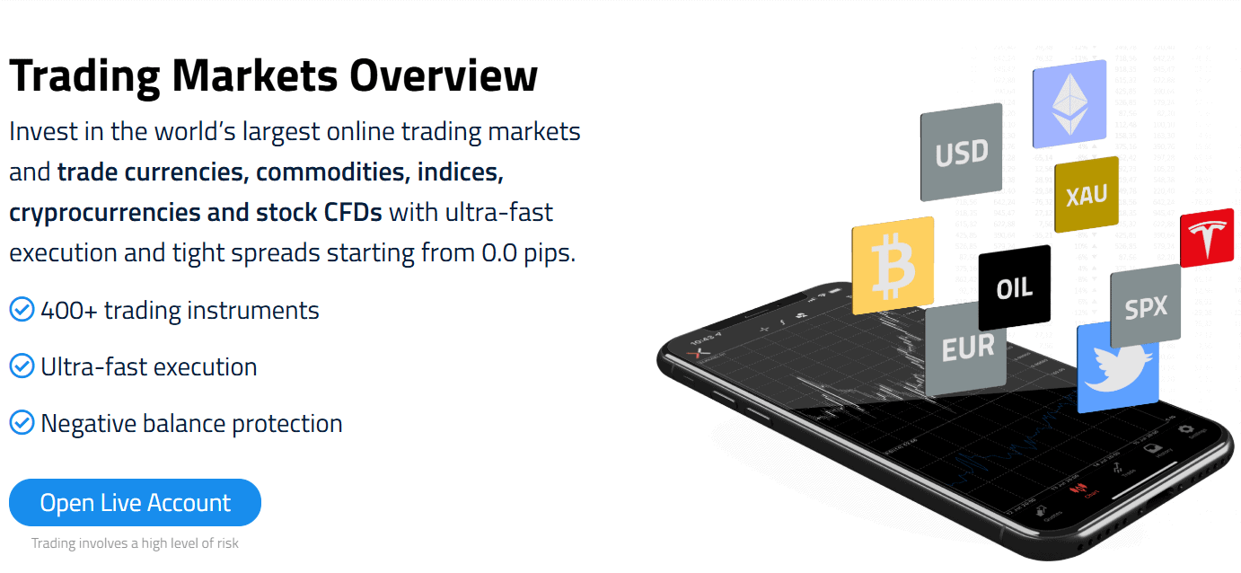 Orbex Trading Instruments Review
