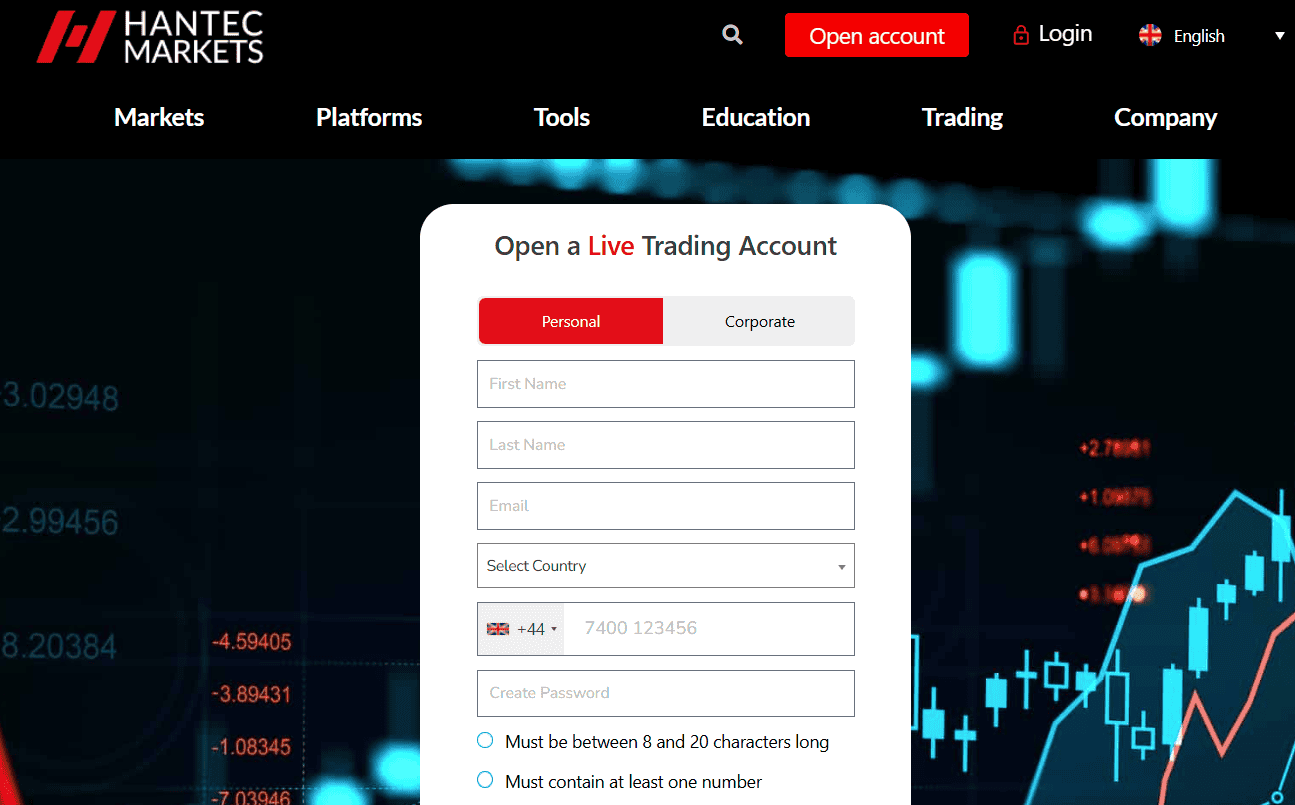 Hantec Markets Account Opening Review