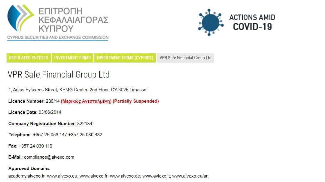 ALvexo Review License