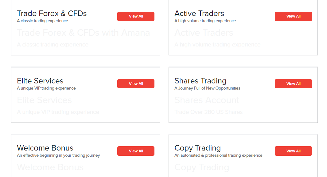 Amana Accounts Review