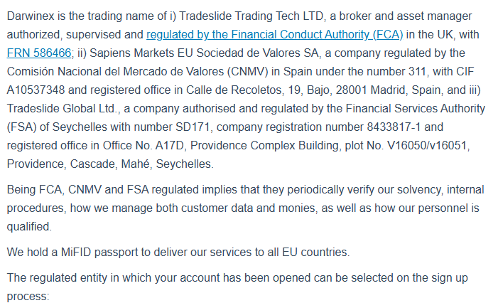 Darwinex Regulations Review