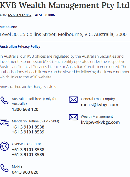 KVB Global Customer Support Review