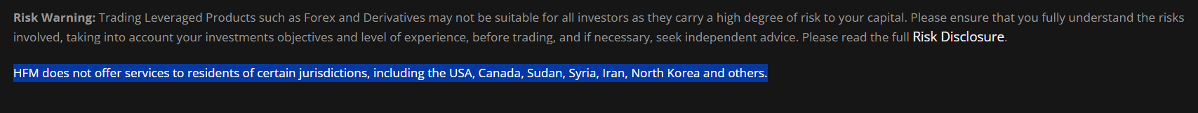 HFM Restricted Regions Review