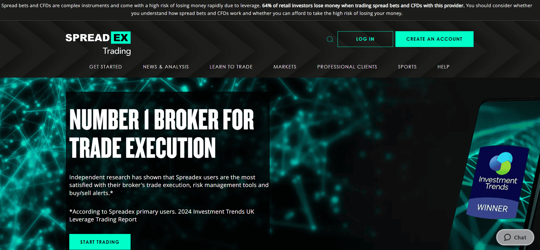 Spreadex Website Review