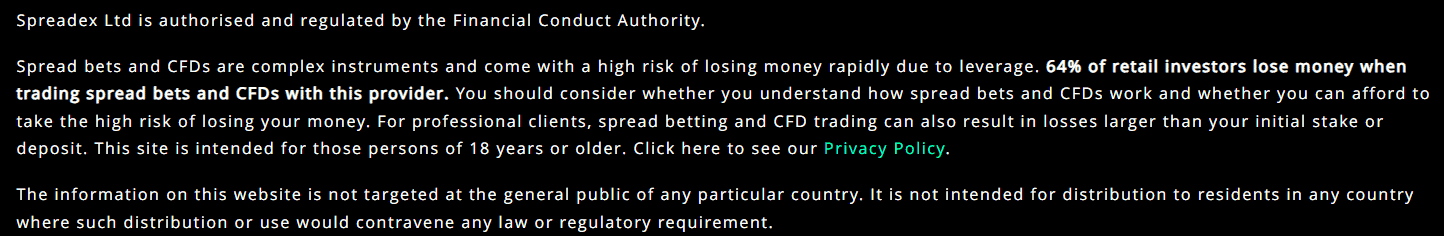 Spreadex License Review