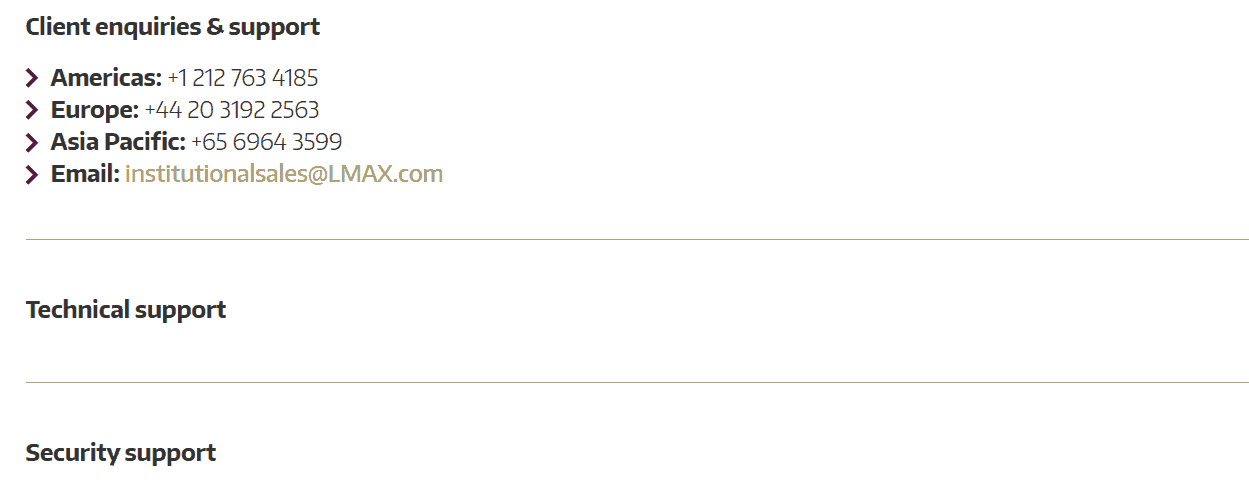 LMAX Exchange Support Review