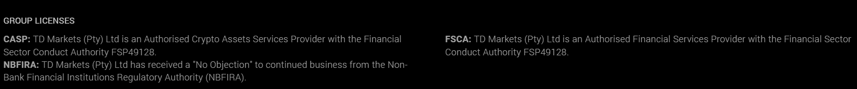 TD Markets Regulation Review