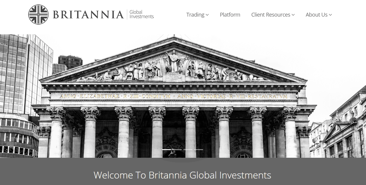 Britannia Global Investments website Britannia Global Investments website