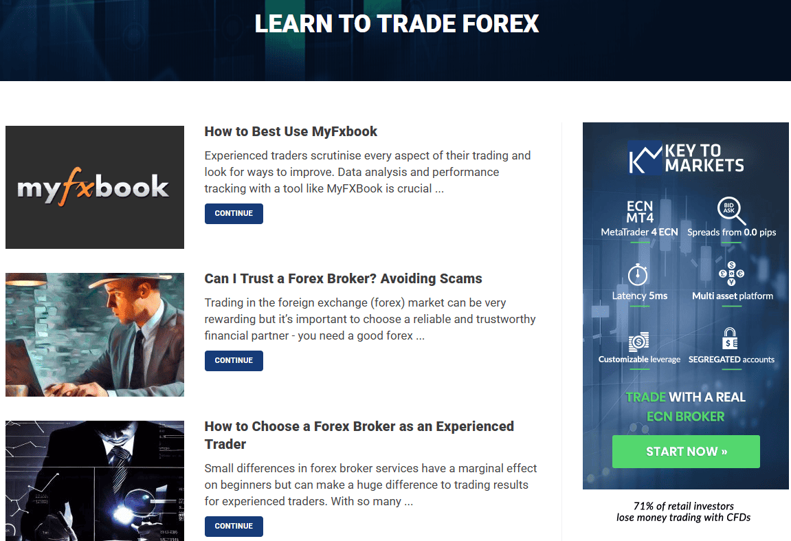 Key to Markets Education Review