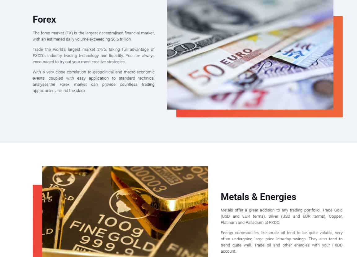 FXDD Instruments Review