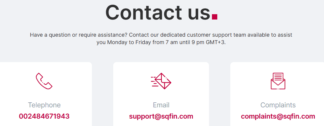 SquaredFinancial Contacts Review