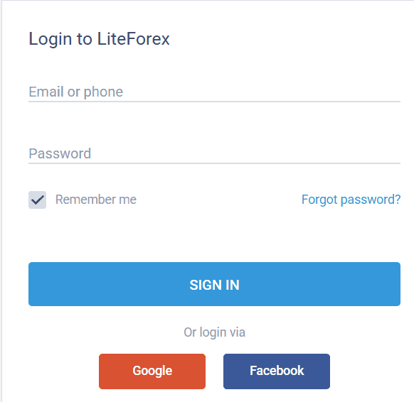 LiteForex Account Opening Review