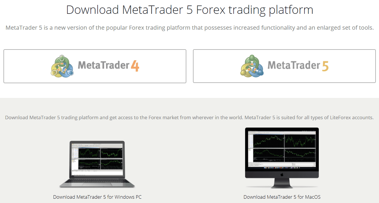 LiteForex Trading Platforms Review