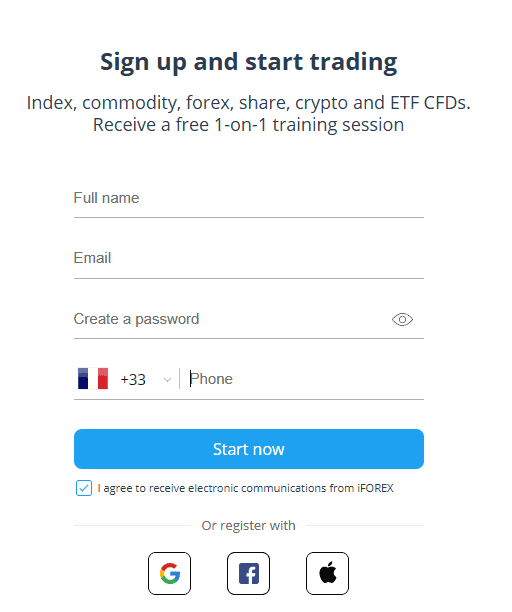 iFOREX Account Types Review