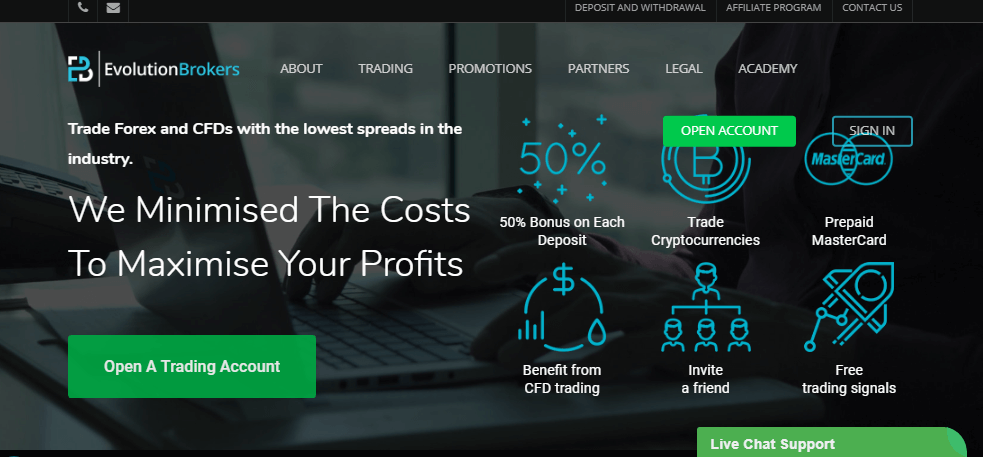 Evolution Brokers Review