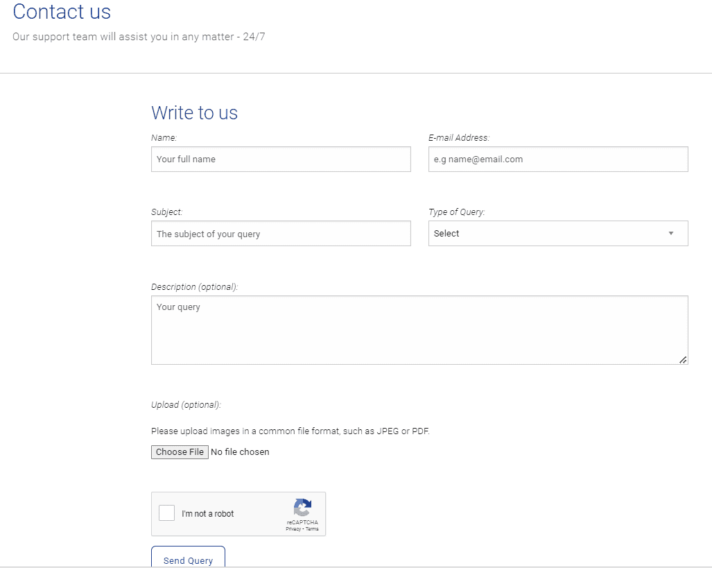 Plus500 Review Customer Support
