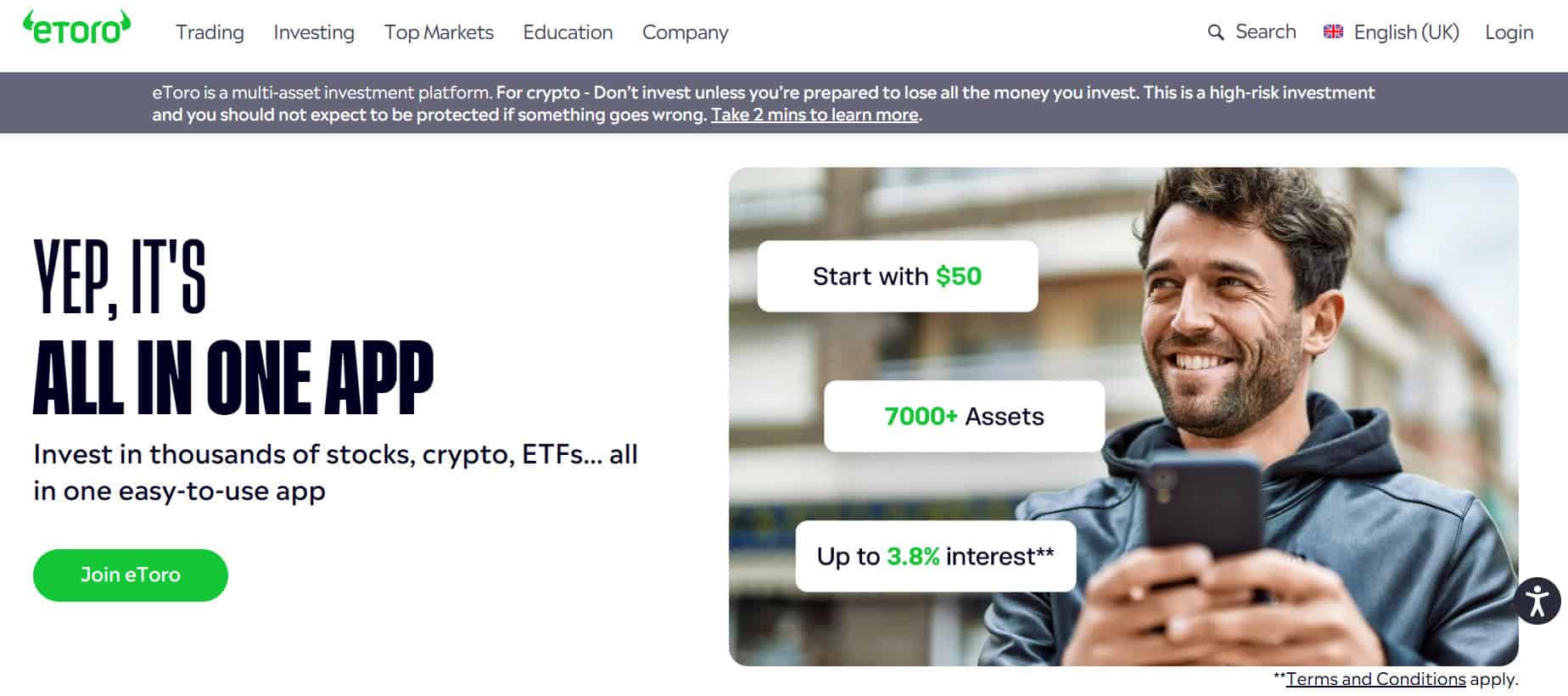 eToro Website Review