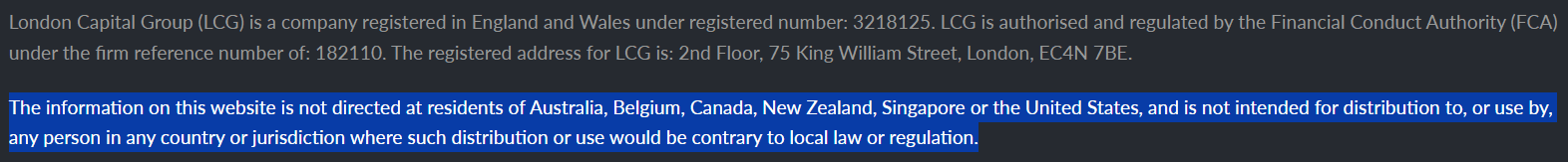 LCG Restricted Regions Review