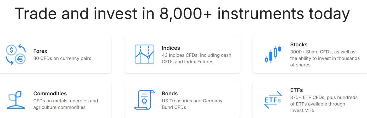 Admiral Markets Instruments Review