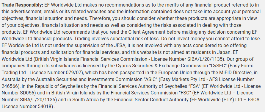 easy Markets Regulation Review