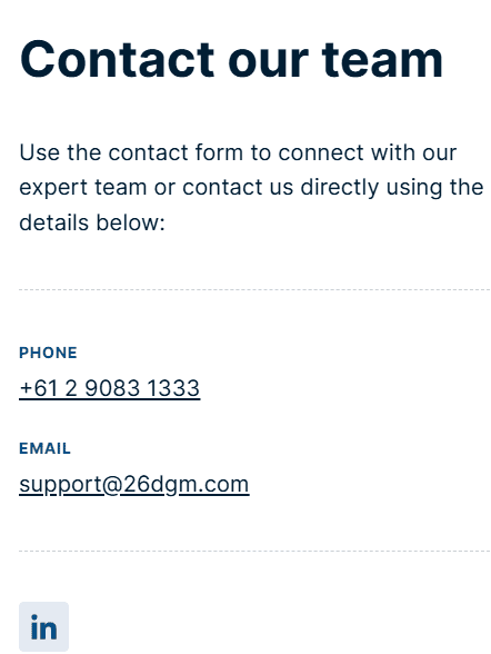 26 Degrees Customer Support Review