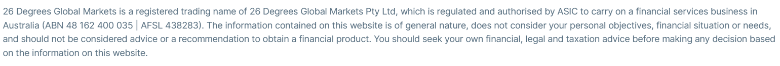 26 Degrees Regulation Review