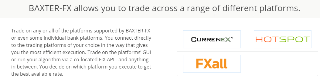 Baxter FX platform Baxter FX platform