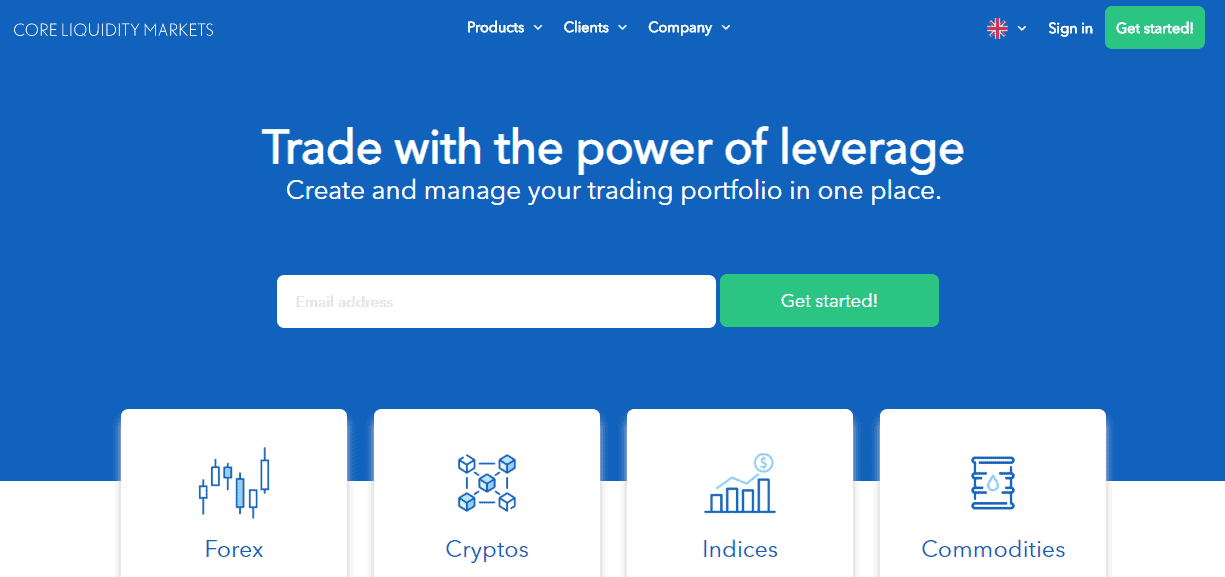 Core Liquidity Markets CLM website