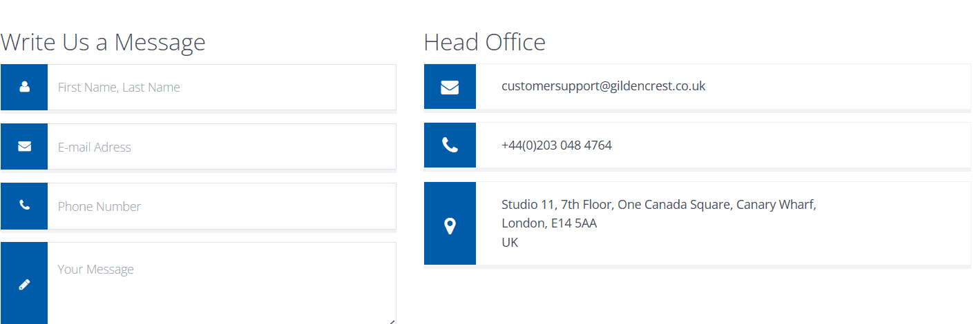 Gildencrest Capital Customer Support Review