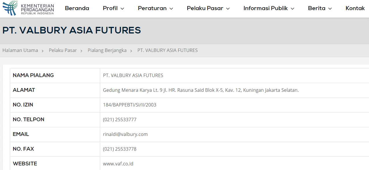Valbury Review License