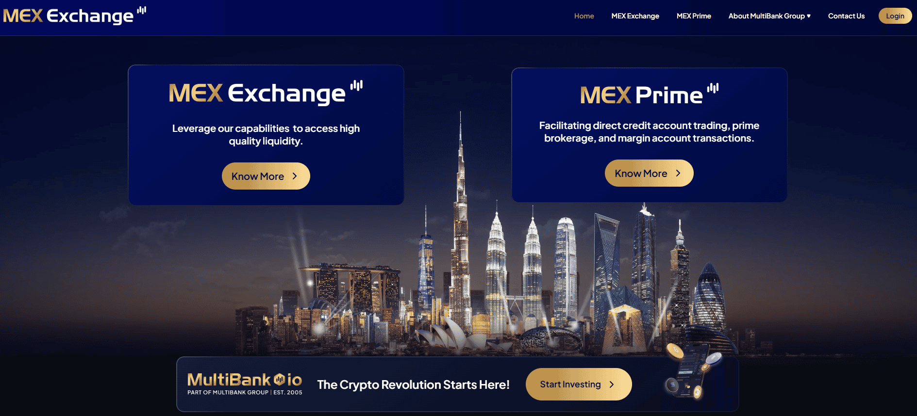 MEX Exchange Website Review