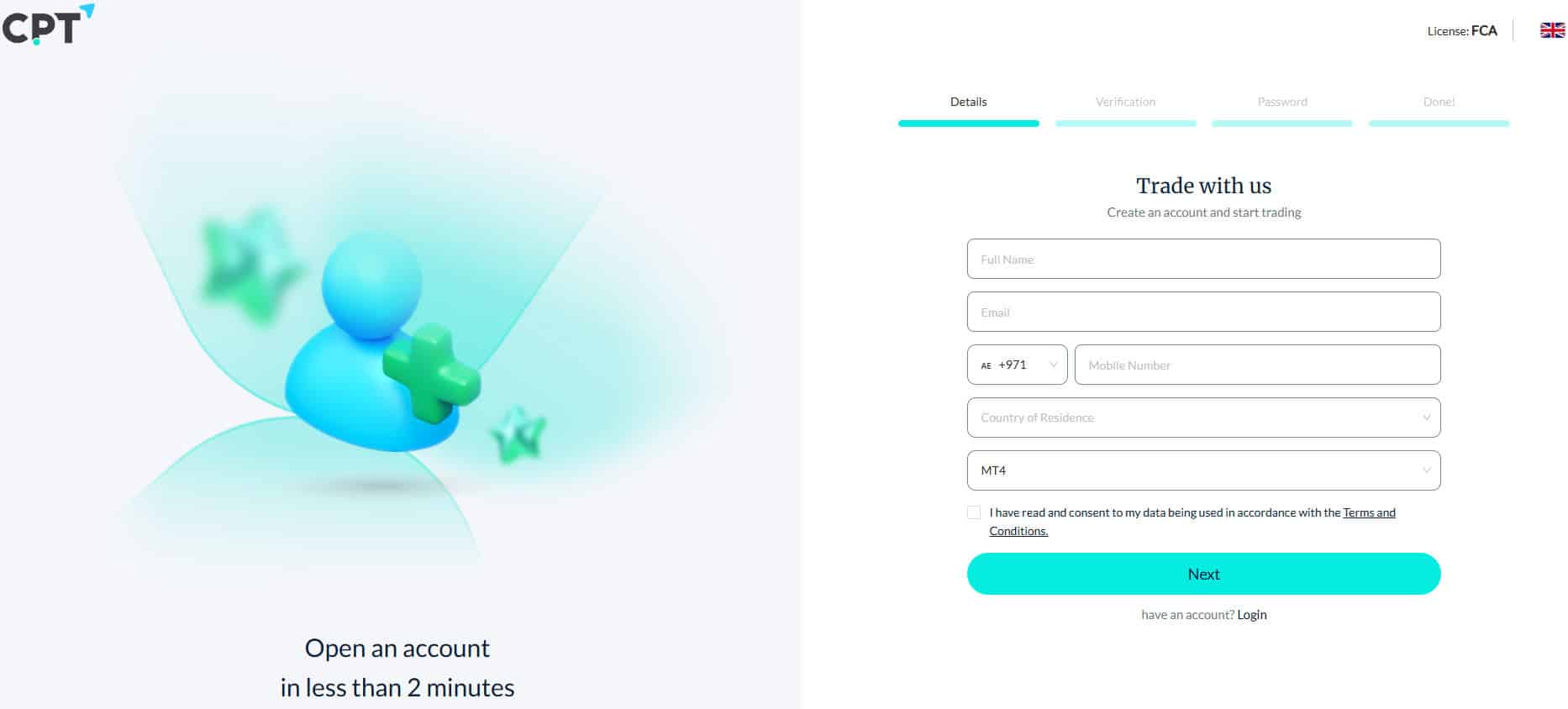 CPT Markets UK Account Opening Review