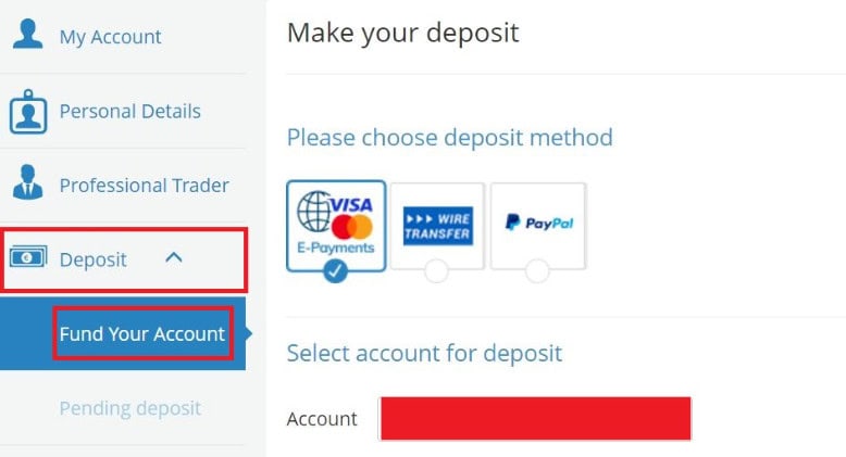 AvaTrade Deposit/Withdrawal Review