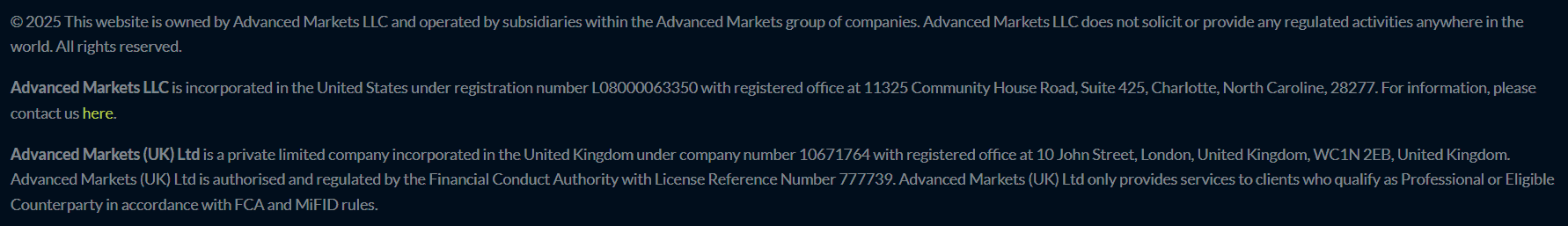 Advanced Markets Regulation Review
