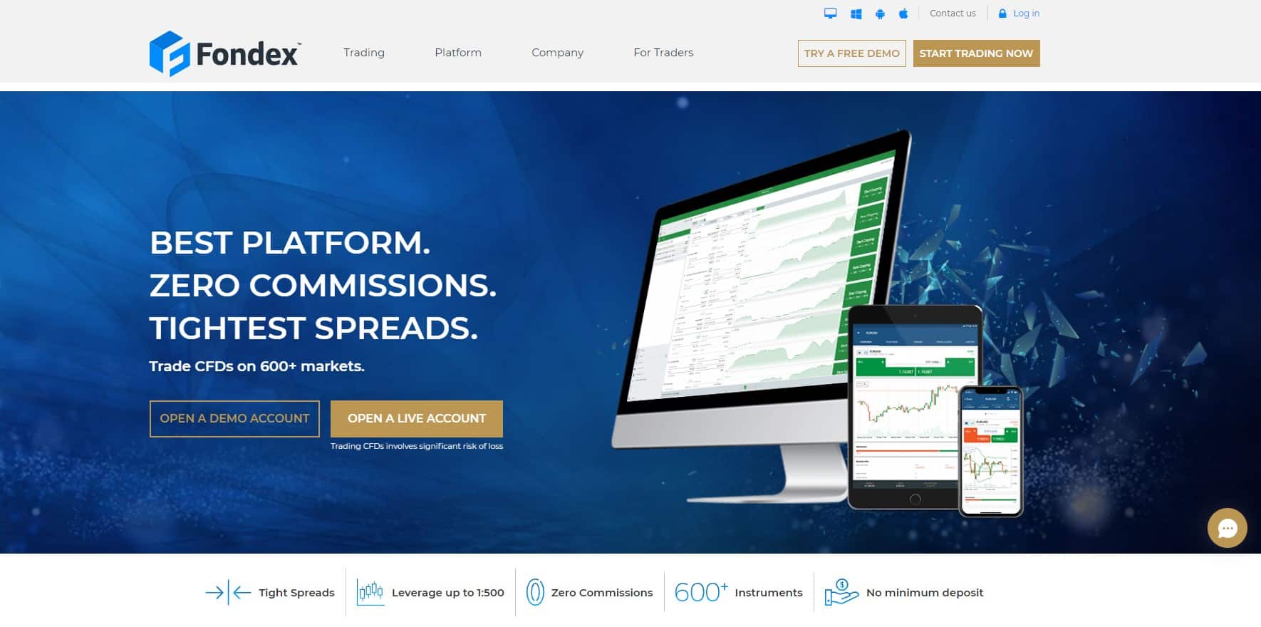Fondex Review Webpage