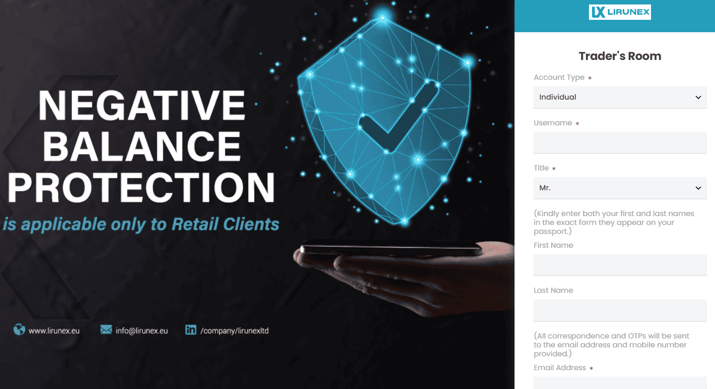 Lirunex Account Opening Review