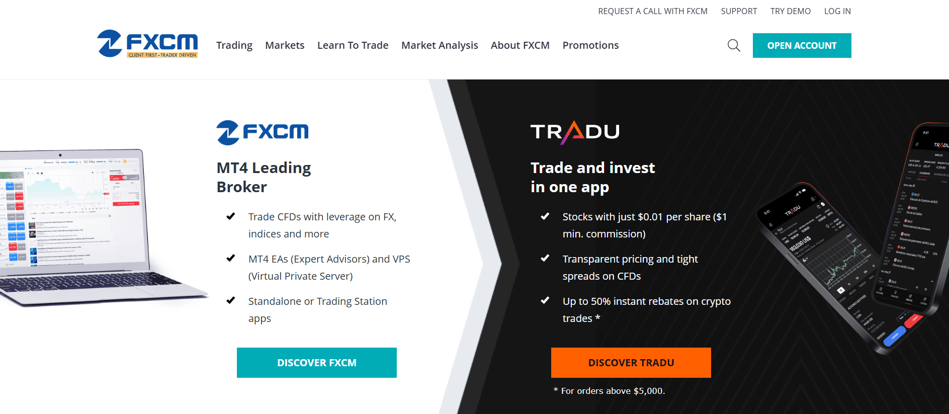 FXCM Website Review