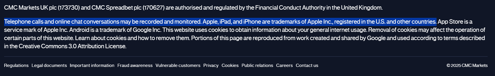 CMC Markets Restricted Regions Review