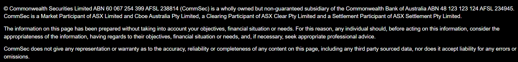 CommSec License Review