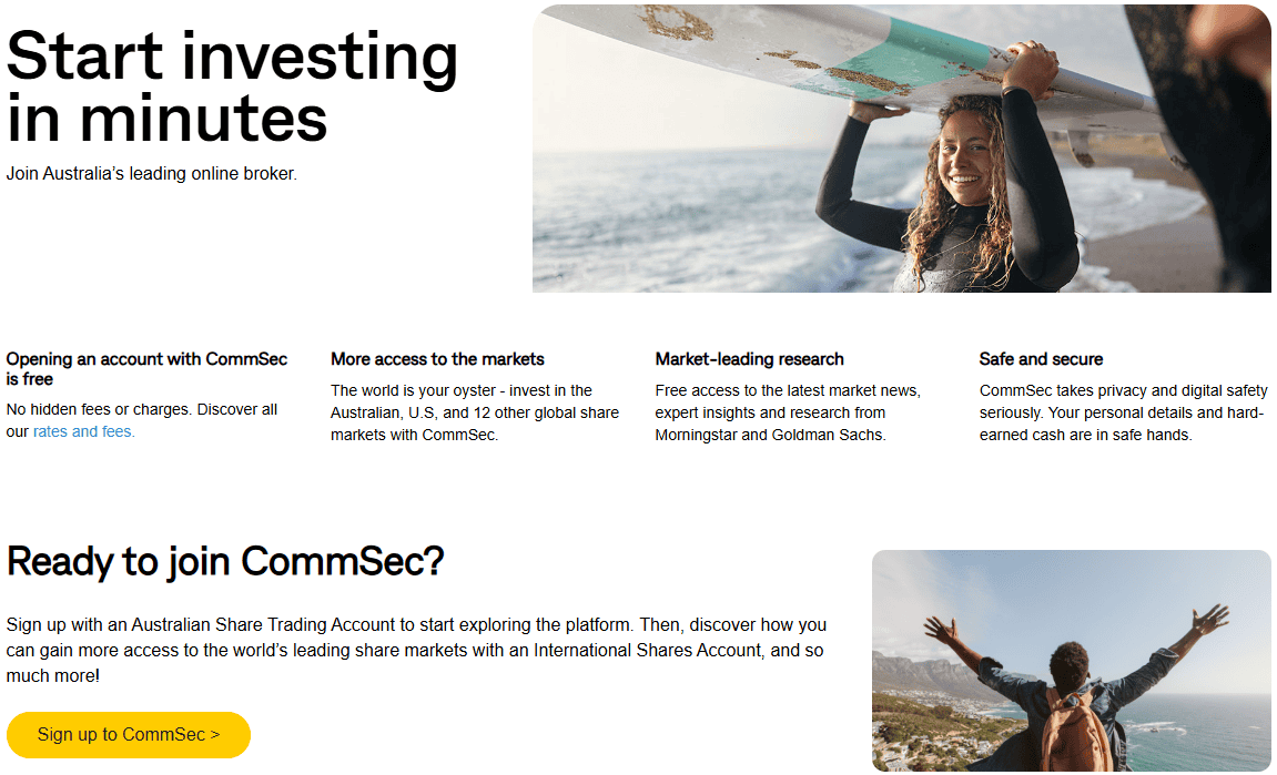 CommSec Account Opening Review